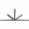 Ekena Millwork Saratoga Smooth Timber Gable Bracket, Douglas Fir, 96"W x 52"H x 3 1/2"D x 3 1/2"F, 13/12 Pitch GBW096X52X0404SAR00SDF - alternate 3